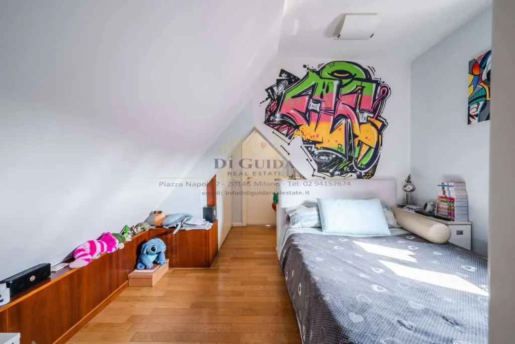 Camera da letto – Attico in vendita a Monte Rosa – Lotto, Milano | Di Guida Real Estate