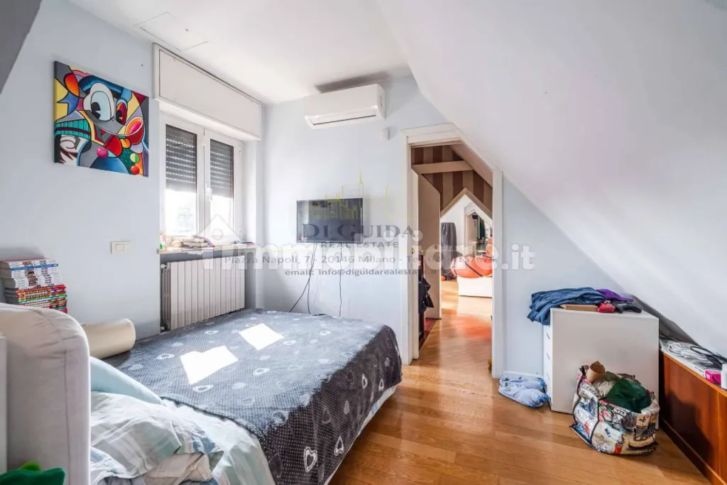 Camera da letto – Attico in vendita a Monte Rosa – Lotto, Milano | Di Guida Real Estate