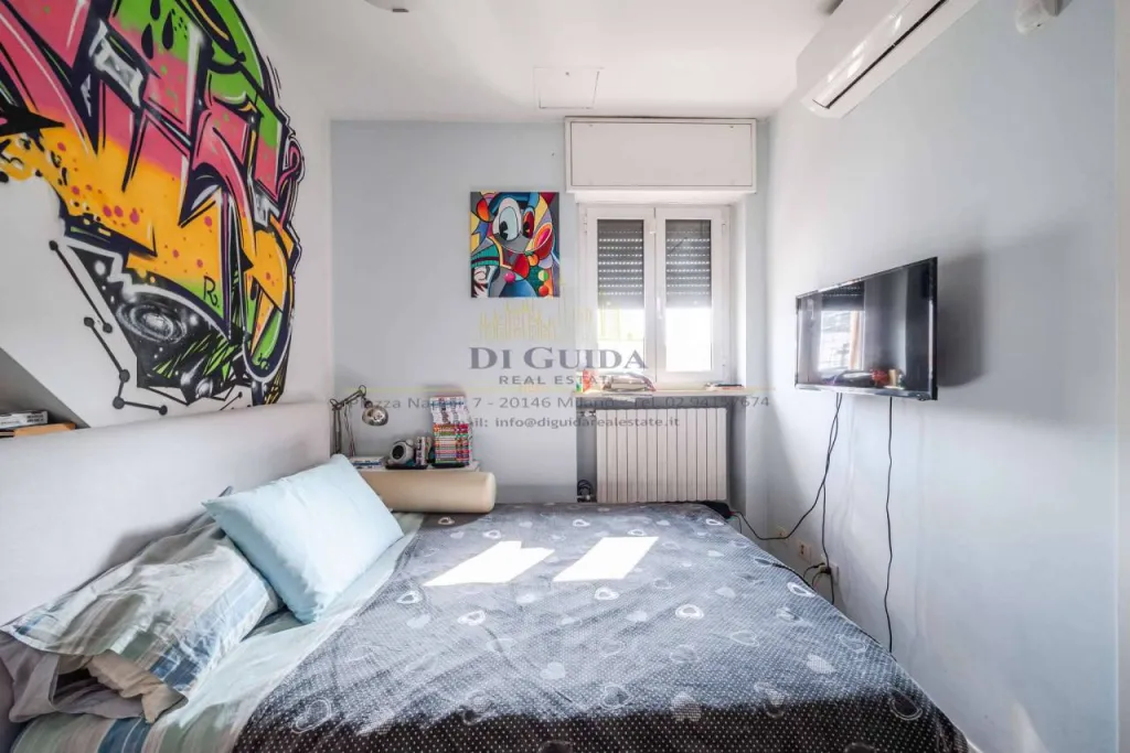 Camera da letto – Attico in vendita a Monte Rosa – Lotto, Milano | Di Guida Real Estate
