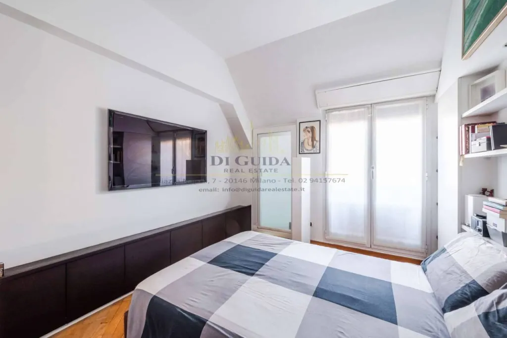 Camera da letto – Attico in vendita a Monte Rosa – Lotto, Milano | Di Guida Real Estate