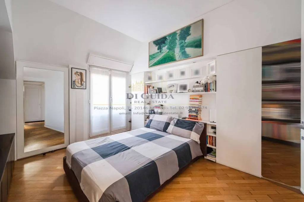 Camera da letto – Attico in vendita a Monte Rosa – Lotto, Milano | Di Guida Real Estate