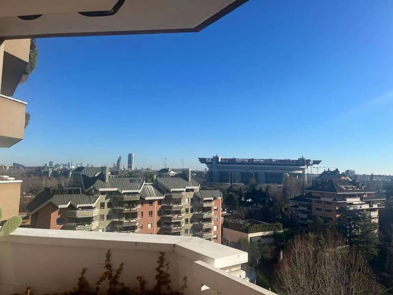 Vista panoramica sulla zona di San Siro
